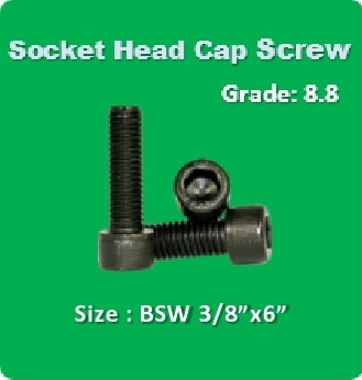Socket Head Cap Screw BSW 3 8x6