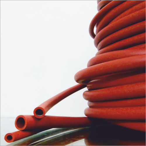 Flexible Red Color Natural Rubber Tubing