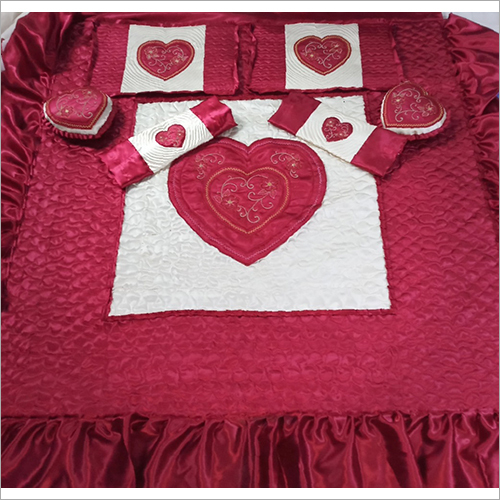 Available In Different Color Wedding Double Bed Sheet Set