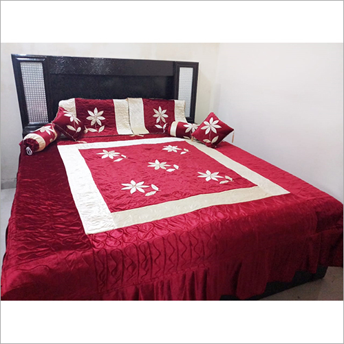 Available In Different Color Red Double Bed Sheet Set