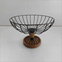 Metal Fruit Basket - New Metal, Various Sizes Available | Black And Brown Color Options