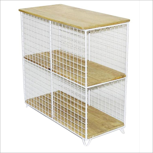 White 3 Tier Metal Cage