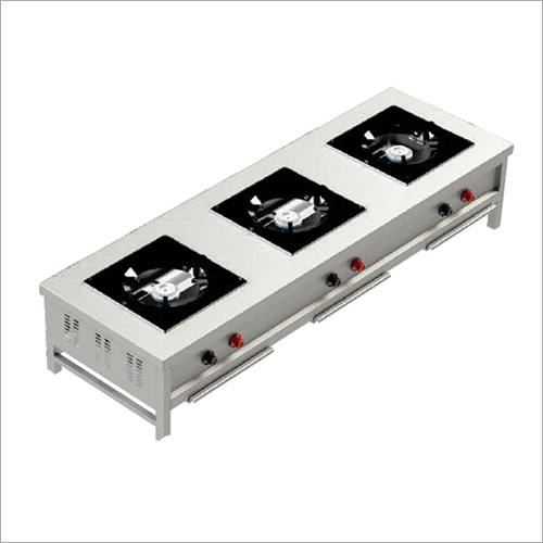 Three Burner Bulk Cooking Range Dimension(L*W*H): Customized Inch (In)