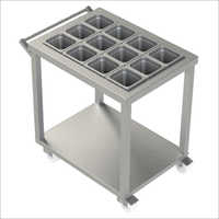 Stainless Steel Ss Masala Trolley
