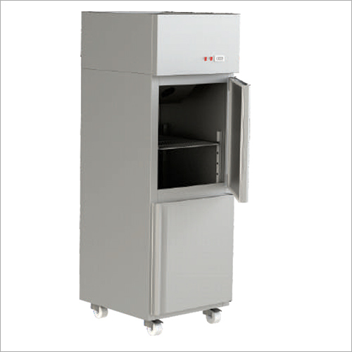 Two Door Vertical Refrigerator - 600 Ltr Capacity, 680 Watts Power, 0-10Â°C Temperature Range, Automatic Defrost, Silver Finish, 1 Year Warranty
