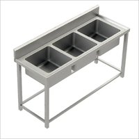 Manual Three Sink Unit