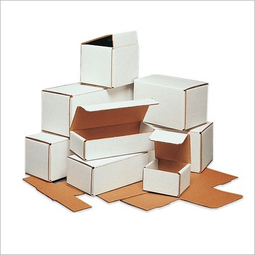 White Mono Corrugated Box