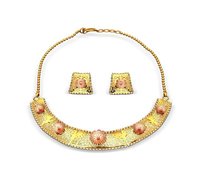 Designer Laser Necklace Set