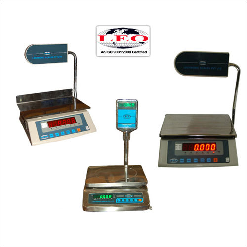 Silver Table Top Weighing Counting Scale