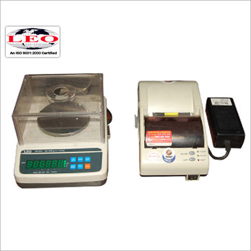 White Precision Jewellery Weighing Scale