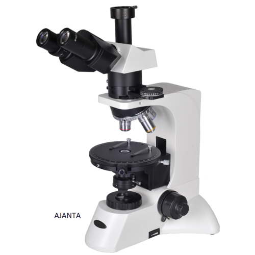 Advanced Research Polarizing Microscope - Steel Construction, Manual Operation | Trinocular Head, 4x-1000x Magnification, 360Â° Rotatable Polarizer, Lifetime Warranty