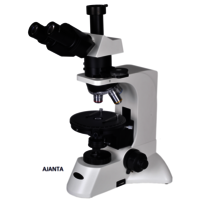 Advance Research Polarising Microscope - Steel Material, 150mm Rotatable Stage, Trinocular Head With C/cs Camera Mount | Advanced Polarizing System, Lifetime Limited Warranty