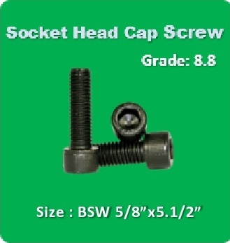 Socket Head Cap Screw BSW 5 8x5.1 2