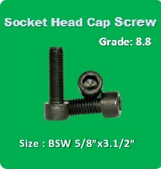 Socket Head Cap Screw BSW 5 8x3.1 2