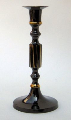 Brass Black Candle Stick Holder