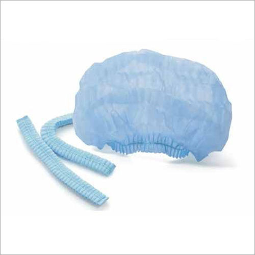 Light Blue Disposal Bouffant Cap