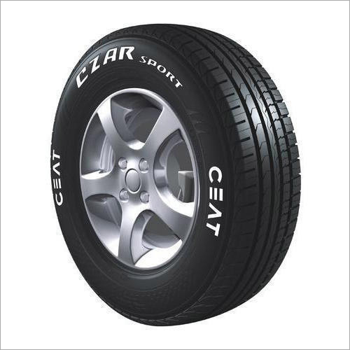 Ceat Czar Sport Car Tyre - Nylon and Radian, All Sizes, Black | Solid Tire, High Mileage, Less Stone Trapping