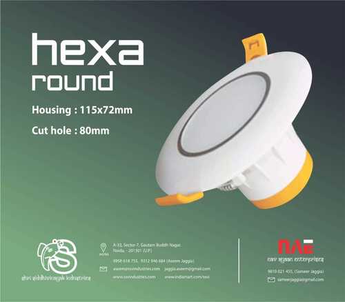hexa round concealed light