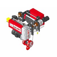 Carlstahl Craftsman Wire Rope Hoist - Electric, 0.5 to 4 m/m Lifting Speed, Red | Rugged Design, Safety Compliant, Maintenance Free