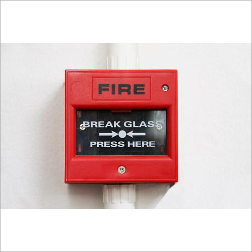 Red Est Break Glass Fire Alarm