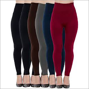 Available In Diferent Color Ladies Plain Leggings at Best Price in