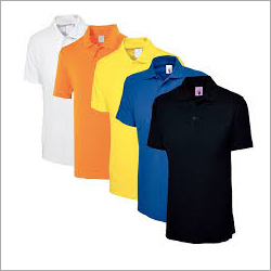 Mens Polo T-Shirt - Cotton Blend, Size S, L, XL | Half Sleeves, Plain Pattern, Comfortable Fit, Suitable for All Skin Types, Various Color Options