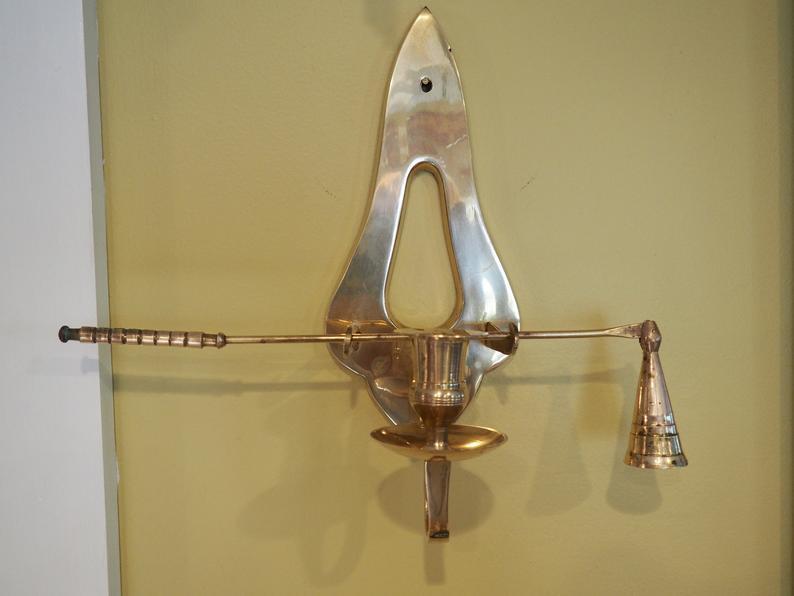 Candle Holder With Snuffer