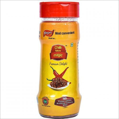 Red Chilli Flake - Dried Red Chilli, 25kg Plastic Bag Packaging | 100% Natural, No Preservatives, Enhances Spiciness, 12 Months Shelf Life