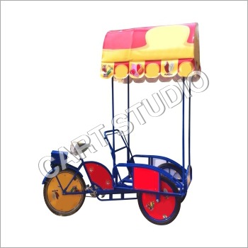 Ice Cream Tricycle Cart With Wheel Cover