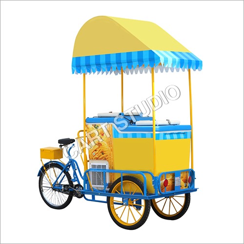 Square Grill Deluxe ICE Cream Cart