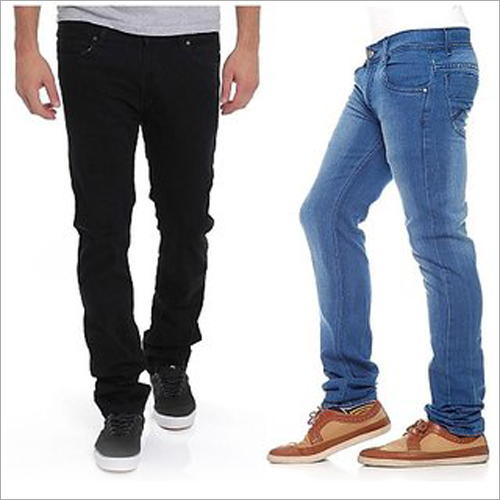 Black Mens Regular Fit Jean
