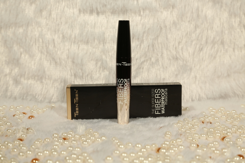 Teen Teen Super Sizer Fiber Mascara - Plastic & Fibers, 12cm x 2cm, Black | Lengthens Lashes, Adds Volume, Clump-Free Formula