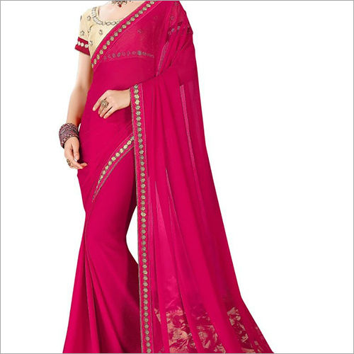 Ladies Plain Saree