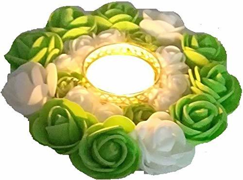 Party Brass 1 - Cup Tealight Holder (Green, White, Pack Of 1)