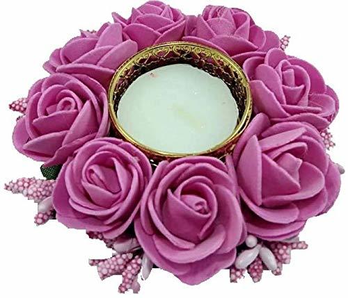 1 - Cup Tealight Holder Set (Pink, Pack of 1)