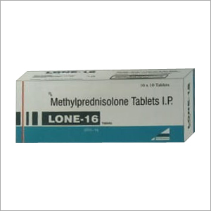 Lone-16 - 16mg Tablets, Box of 10 | Methylprednisolone, Anti-Inflammatory, Immunosuppressant, Easy to Use