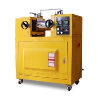 Double Rolling Mill Machine PVC Rubber and Plastic Lab Two Roll Mill for Sale