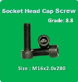 Socket Head Cap Screw M16x2.0x280