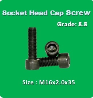 Socket Head Cap Screw M16x2.0x35
