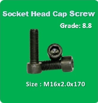 Socket Head Cap Screw M16x2.0x170