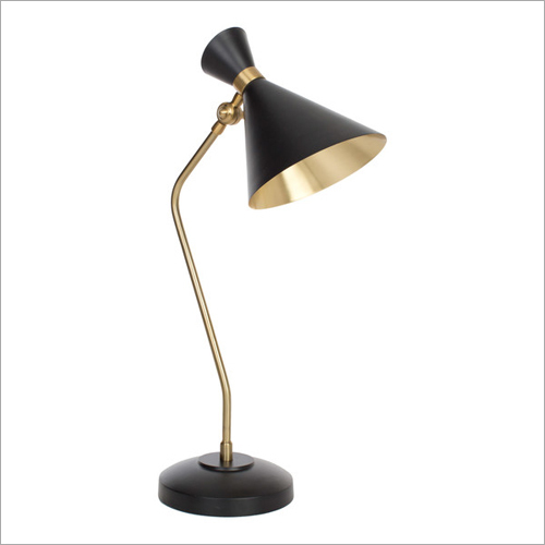 Cone Table Lamp with Metal Shade