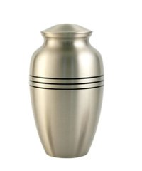 CLASSIC PEWTER SLATE CREMATION URN- NEW