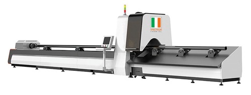 White Laser Tube Cutting Machine