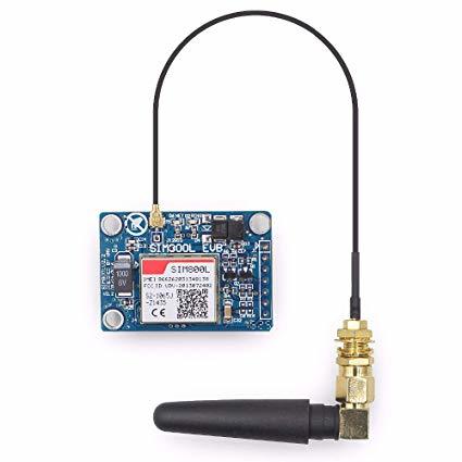 SIM800L V2.0 GSM/GPRS Module - QUAD-BAND 850/900/1800/1900 MHz | TTL Serial Interface Compatible with 3.3V and 5V MCUs, 5-20V Power Supply, Built-in Regulator