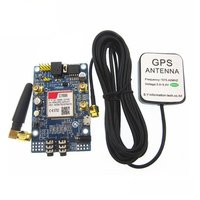 Sim808 Gsm/gprs/gps Bluetooth Compatible Development Board With Gps Antenna (arduino And Raspberry Pi Compatible) Rated Voltage: 5 Volt (v)