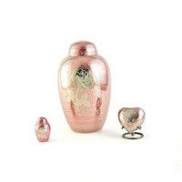 PINK ROSE CREMATION URN- NEW