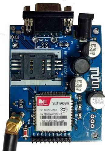 SIM900A GSM/GPRS Modem - Dual Band 900/1800 MHz | 5V Rated Voltage, GPRS Multi-slot Class 10, Direct MIC/Speaker Connection