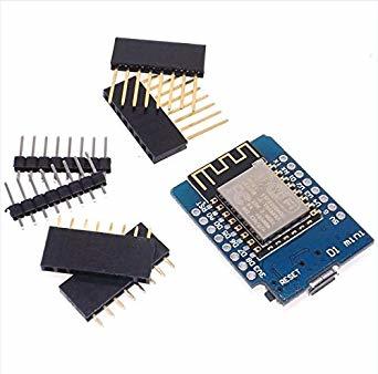 D1 Mini V2 NodeMcu 4M Bytes Lua WiFi Internet Of Things Development Board Based ESP8266 - Rated Voltage 5V, Supply Voltage 7-12V, 11 Digital I/O Pins, 1 Analog Input, BRT Enabled