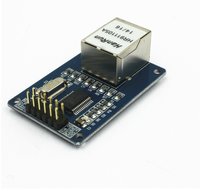 Enc28j60 Ethernet Module - 3.3v Supply Voltage, 5v Rated Voltage | Genuine Enc28j60 Chipset, Spi Interface, Compatible With Arduino