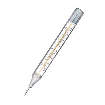 Clinical Glass Thermometer Color Code: Transparent